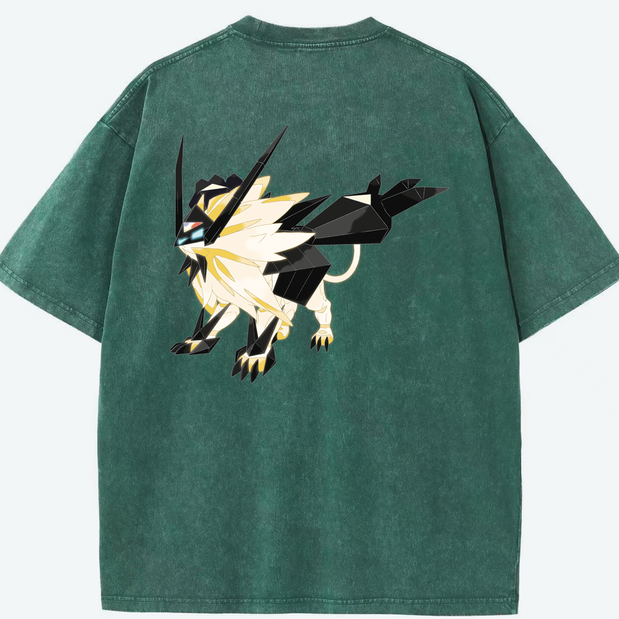 （画像用） ポケットモンスター Pokémon 綿100% ヴィンテージ風 半袖Tシャツ（背面プリント）